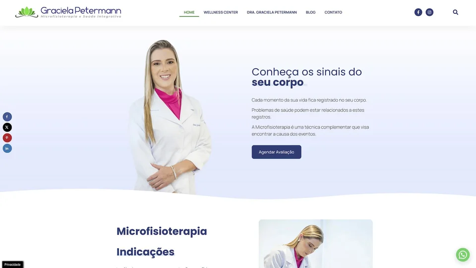 Site de Microfisioterapia Graciela Petermann